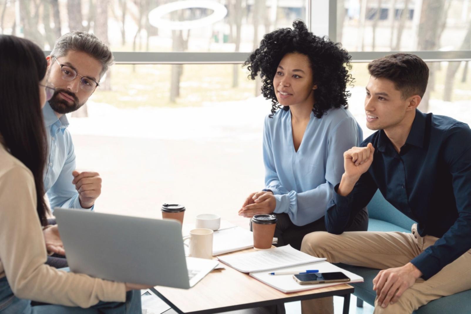 Reunión de planificación financiera con cliente